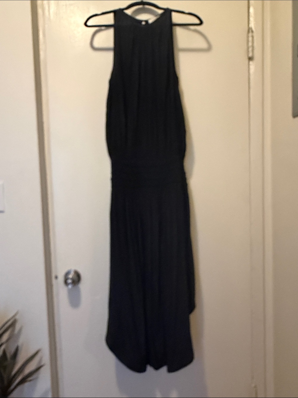 Ramy Brook Black High-Low Sleeveless Maxi Dress